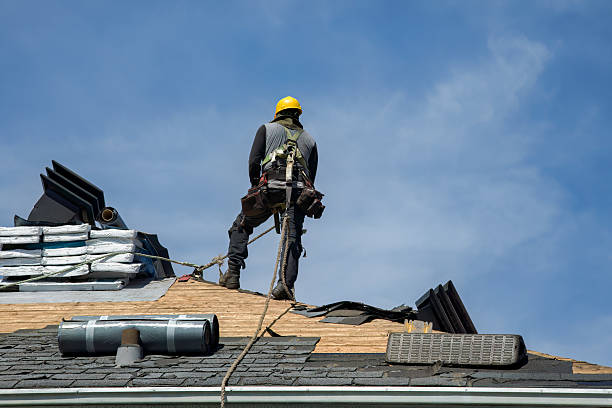 Professional Flat Roof Repair technician working in Northvale, NJ